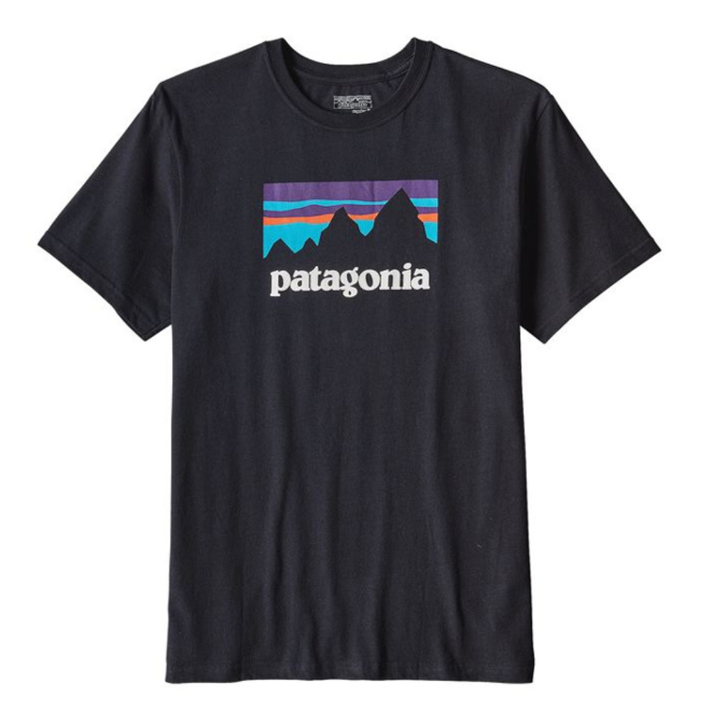 Patagonia Shop Sticker Cotton T-Shirt Small NWT